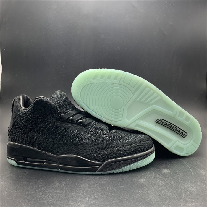 Jordan3 Flyknit Black AQ1005-001