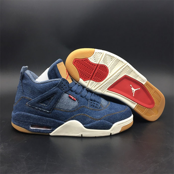 Jordan4 Levi's Denim (Blank Tag) AO2571-401