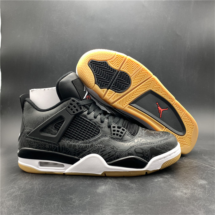 Jordan 4 Retro Laser Black Gum CI1184-001