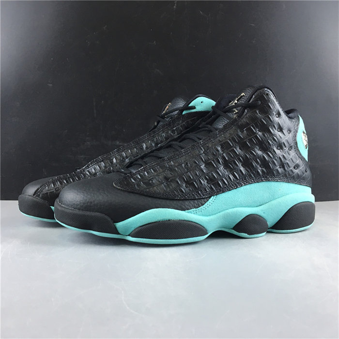 Jordan 13 Retro Black Island Green 414571-030