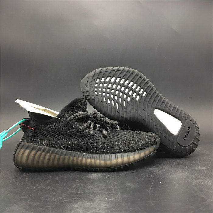 adidas Yeezy Boost 350 V2 Static Black (Reflective) FU9007