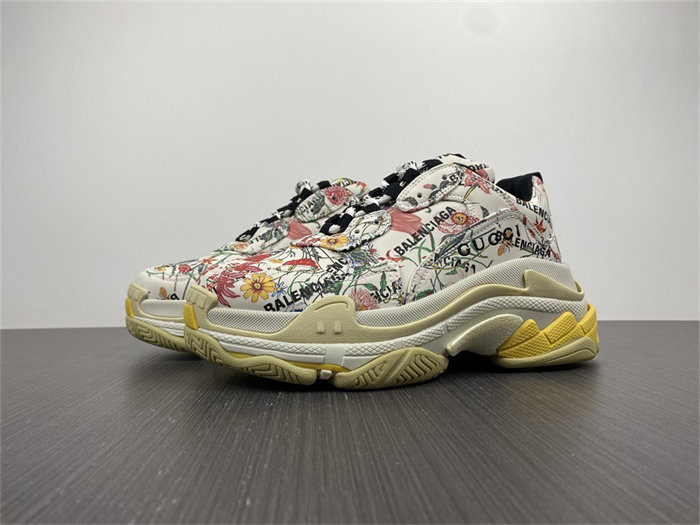 Gucci x BLCG The Hacker Project Triple S Flora Print 677195 UL110 8461