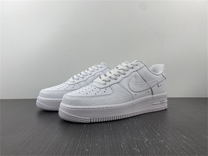 LV Nike Air Force 1 Low By Virgil Abloh White