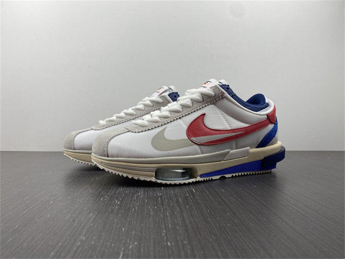 Nike Cortez 4.0 Sacai White University Red Blue