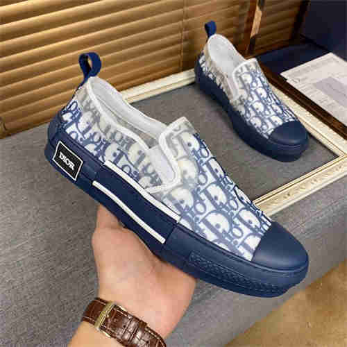 DR B23 LOW TOP OBLIQUE SNEAKER BLUE