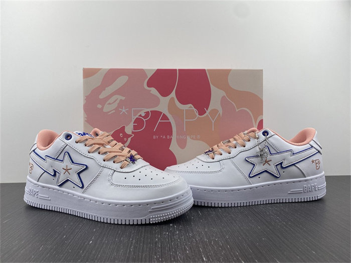 A Bathing Ape Bape Sta BAPY White Pink