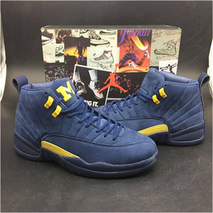 Jordan 12 Retro Michigan BQ3180-407