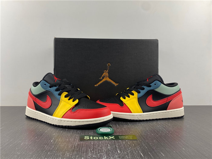 Air Jordan 1 Low SE Black Multi-Color DN3739-060