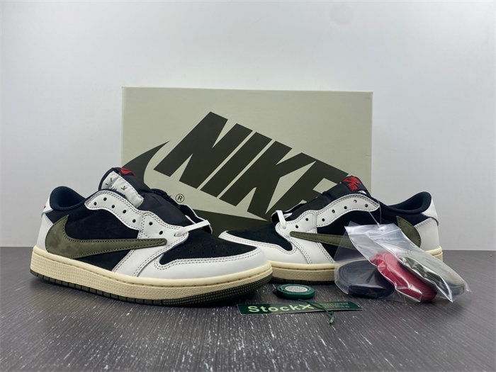 Jordan 1 Retro Low OG SP Travis Scott Olive DZ4137-106