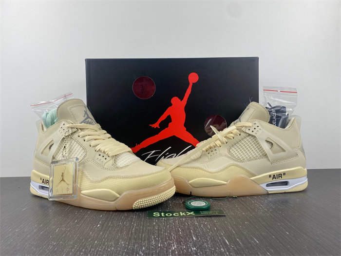 Jordan 4 Retro Off-White Sail  CV9388-100