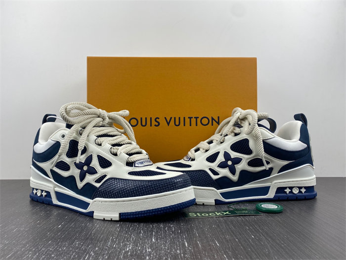 Louis Vuitton LV Skate Sneaker Marine White 1AARRL