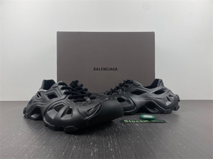 Balenciaga HD Lace Up Black 702421W3CES1000