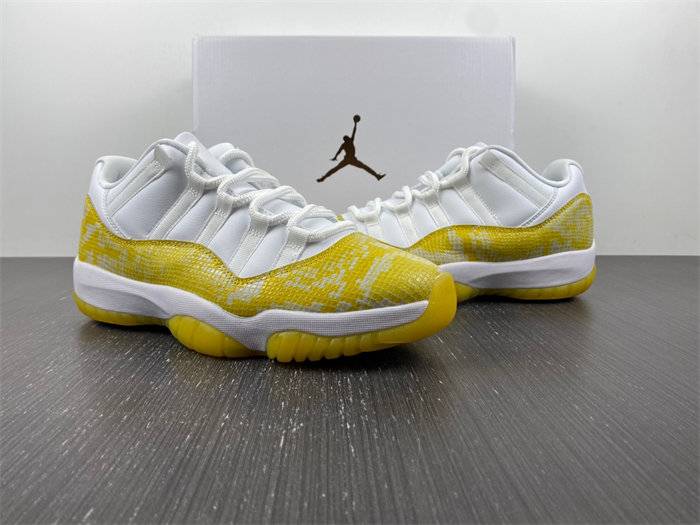 Jordan 11 Retro Low Yellow Snakeskin AH7860-107