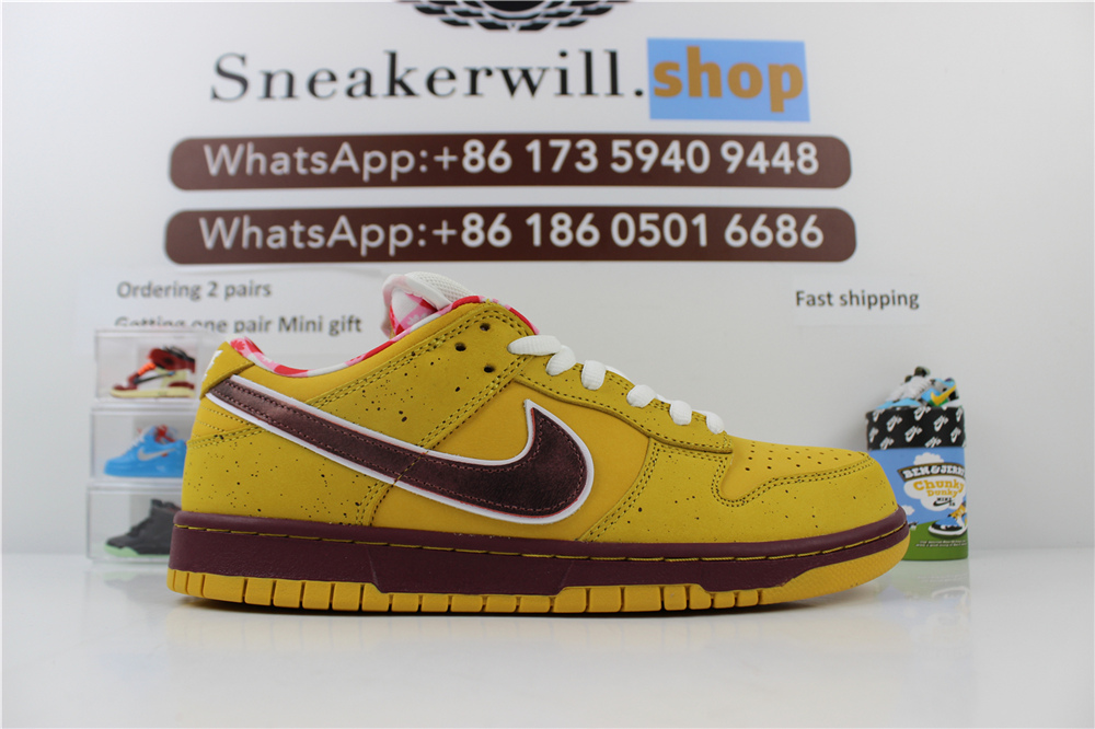 GOAT Dunk Low Premium SB 'Yellow Lobster'