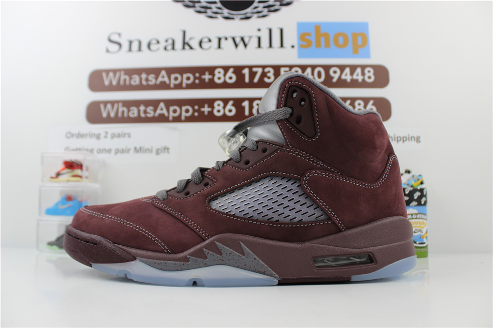 GOAT Air Jordan 5 Burgundy 2023