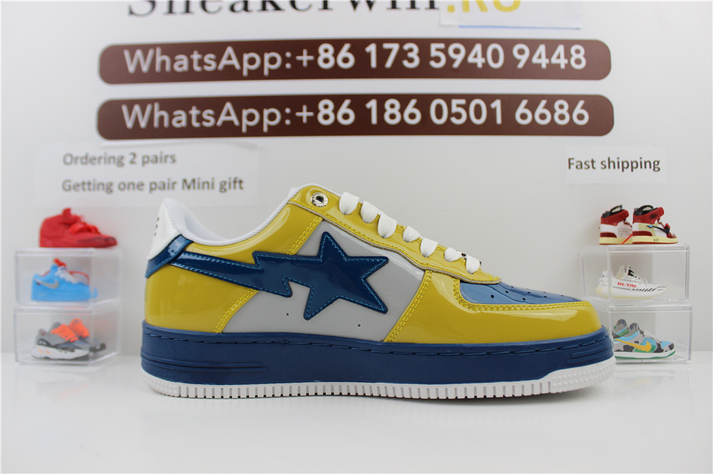 Bape A Bathing Ape Grey Yellow