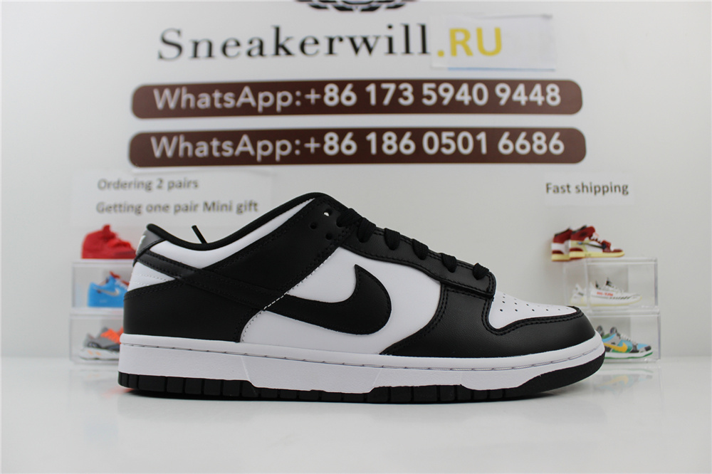 Nike DUNK Low Black White Panda