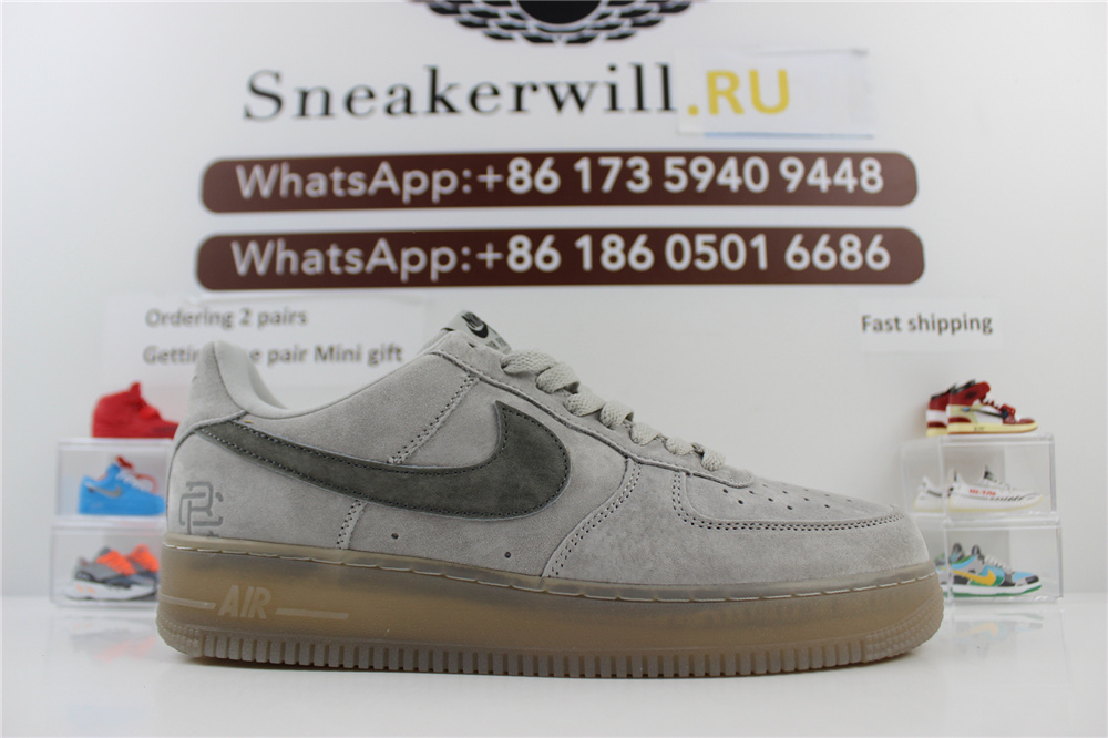 Air Force 1 Mid '07 Grey Seude