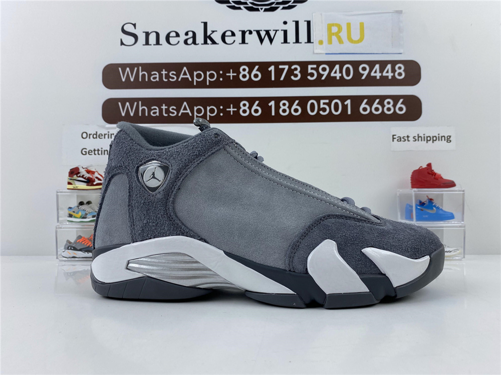 GOAT Air Jordan 14 Cool Grey