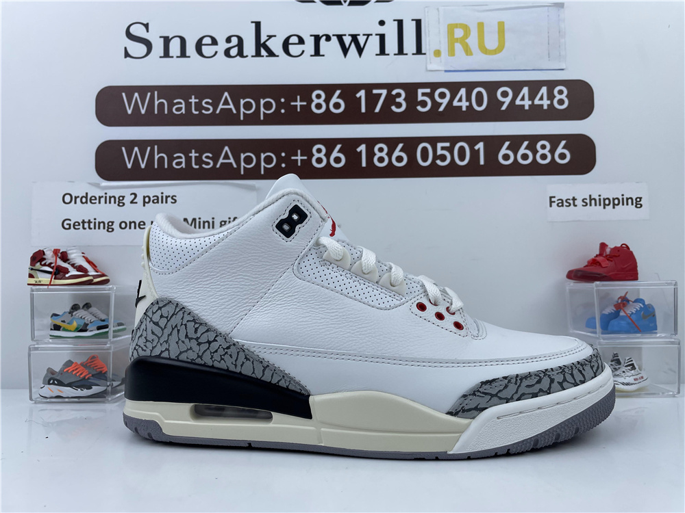 GOAT Air Jordan 3 “White Cement Reimagined”