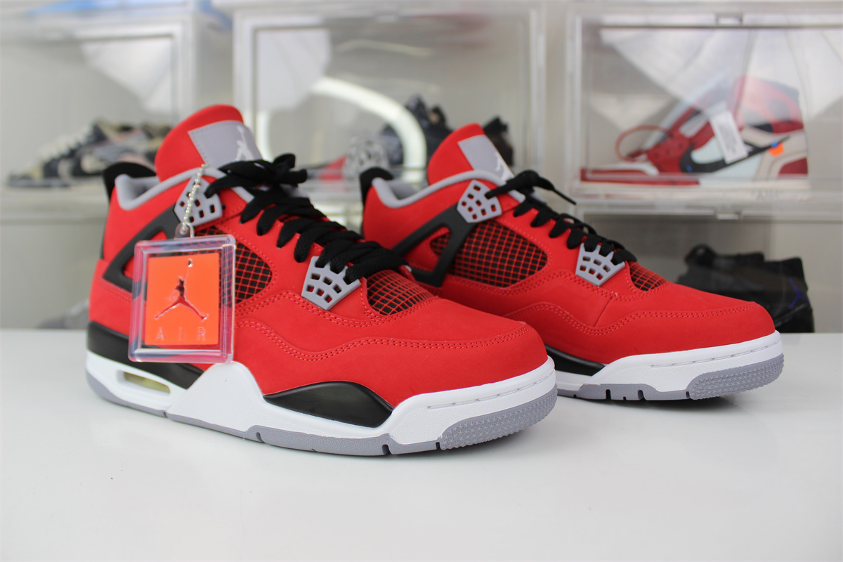 GOAT Air Jordan 4 Retro “Toro Bravo'' Red