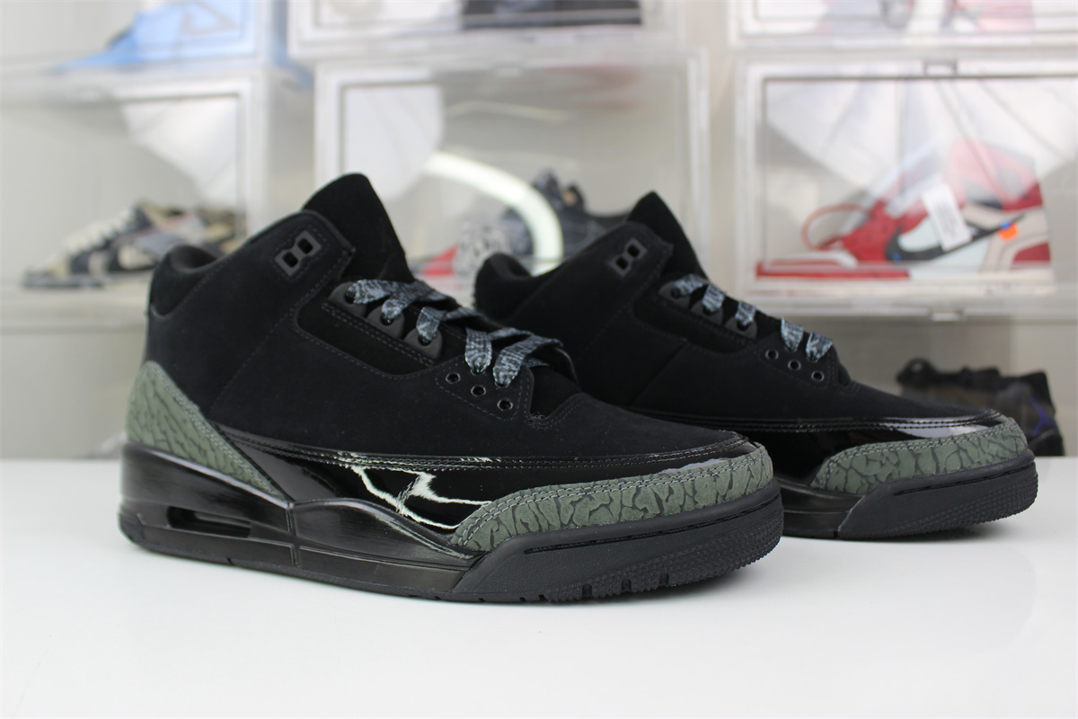 GOAT Air Jordan 3 Black Cat 2024 version