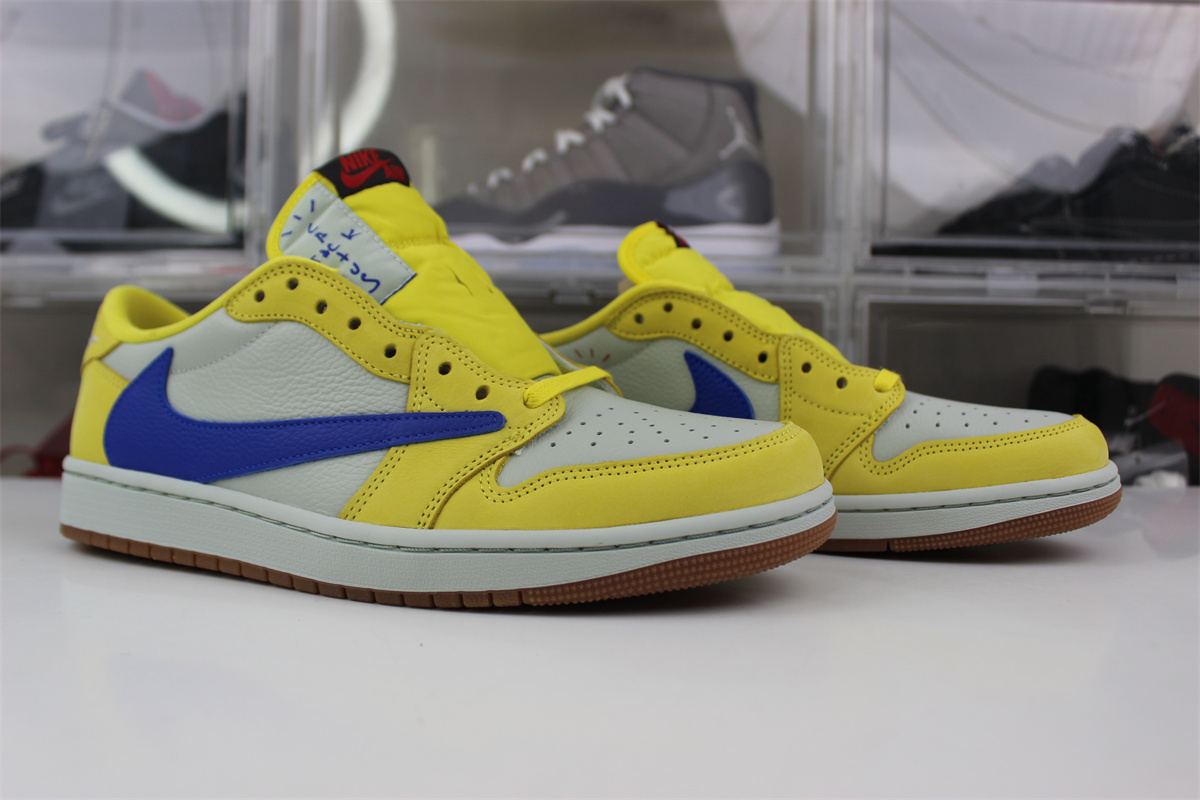 GOAT Travis Scott x Air Jordan 1 Low OG “Canary”