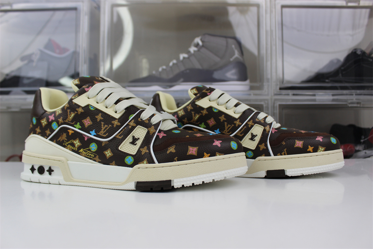 Louis Vuitton LV trainer Black Chocolate MS0224