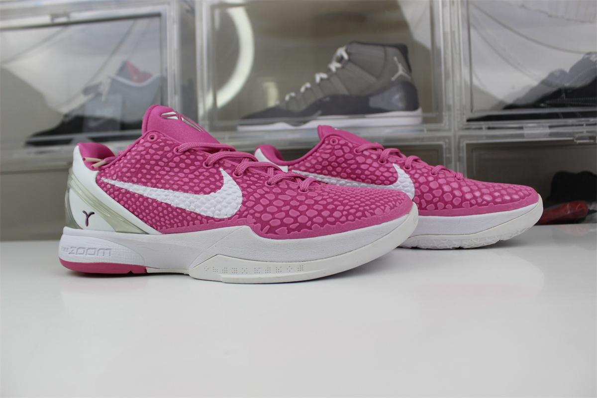 Zoom Kobe 6 White Pink