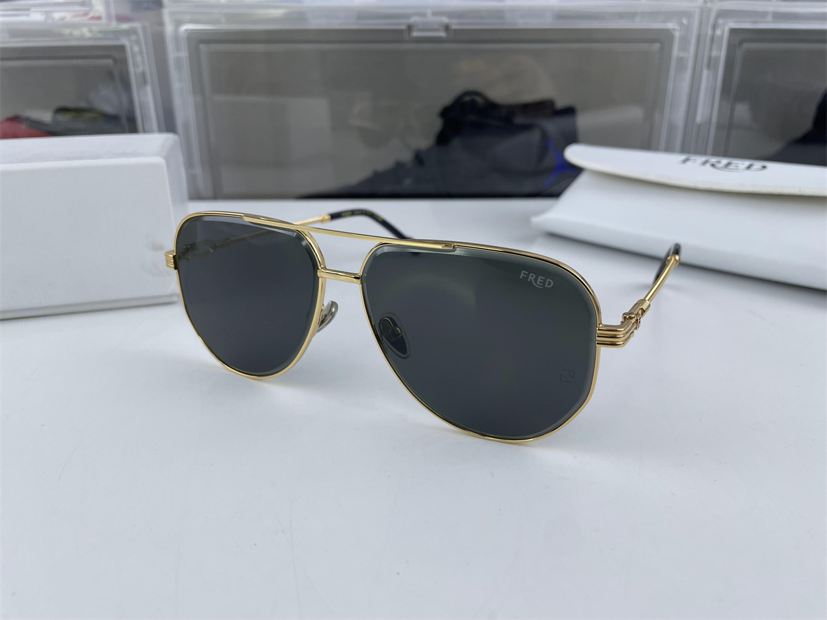 Fred Dark Green Sunglasses