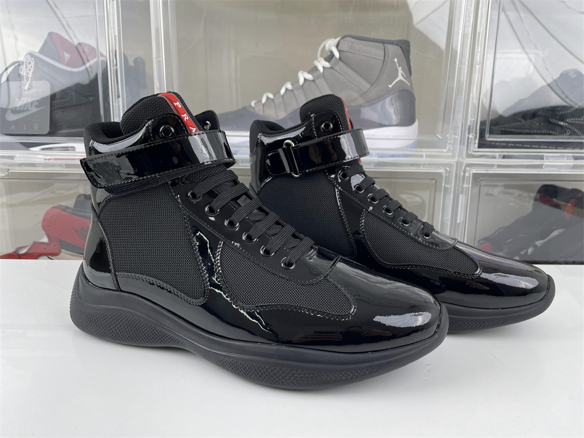 Prada Black America Cup High verion