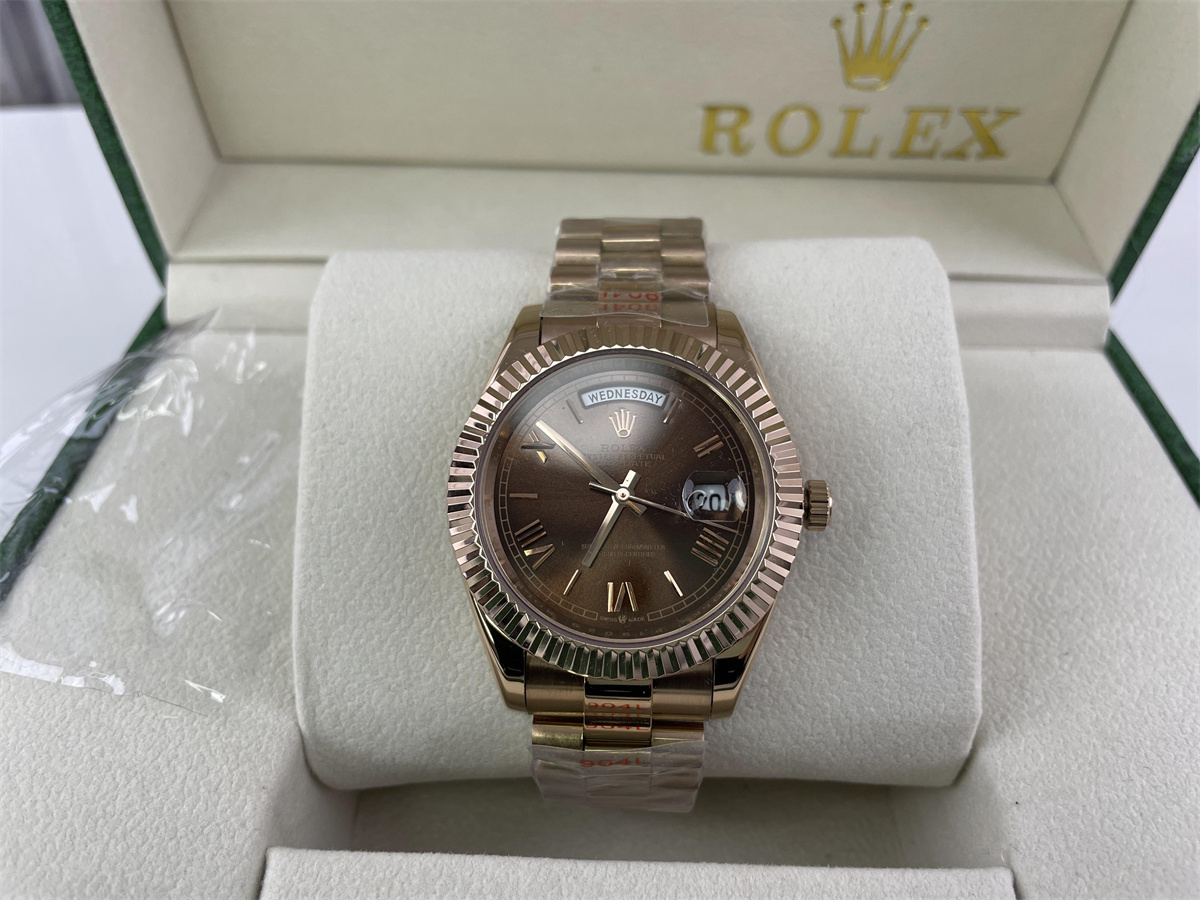 Rolex Day-Date Brown Gold watch (41mm)
