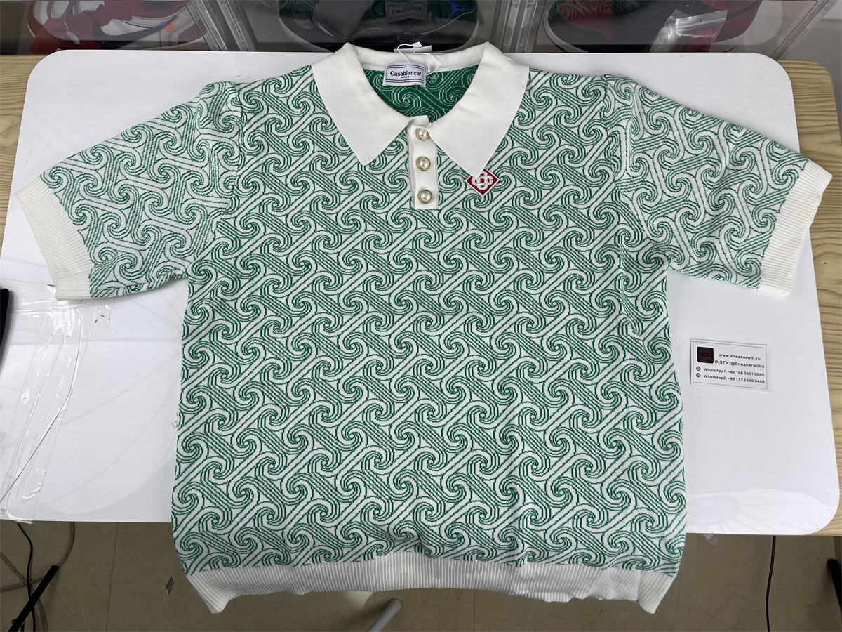 Casablanca white green sweater