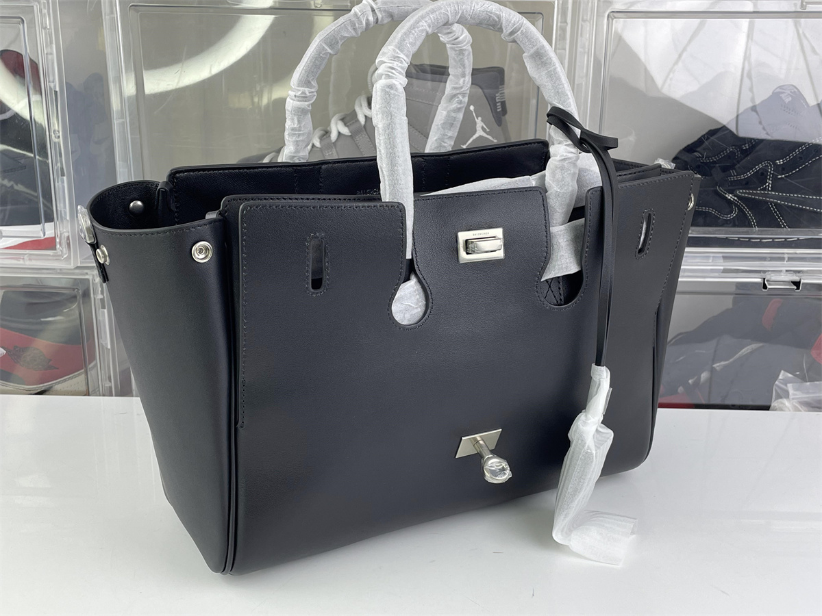 Balenciaga Bel Air Small size Black bag (29.4 x 20 x 11.9cm, best top quality)