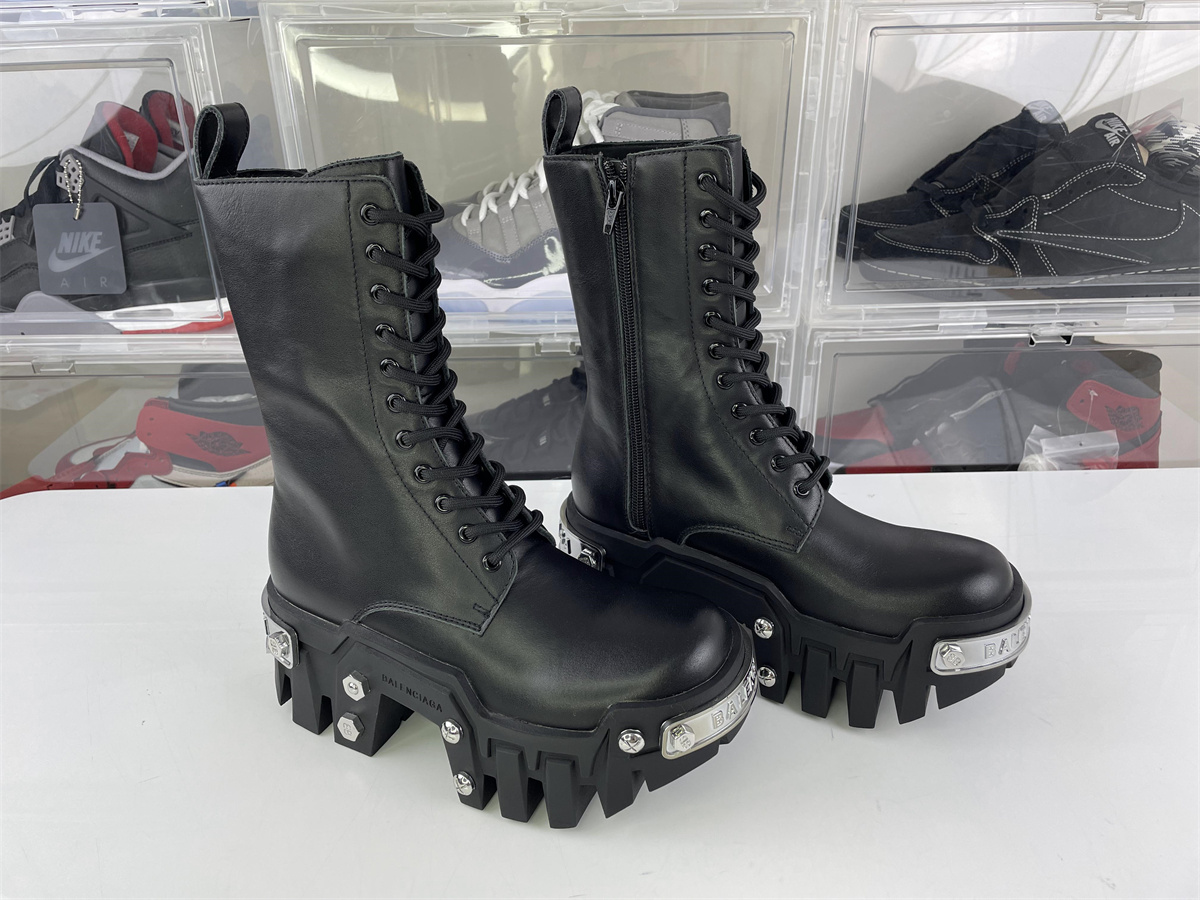 Balenciaga Bulldozer Ladies Black high Boost