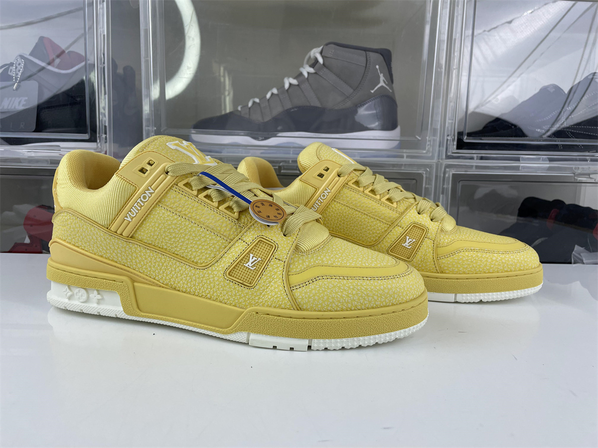 LV Light Yellow Skate shoes
