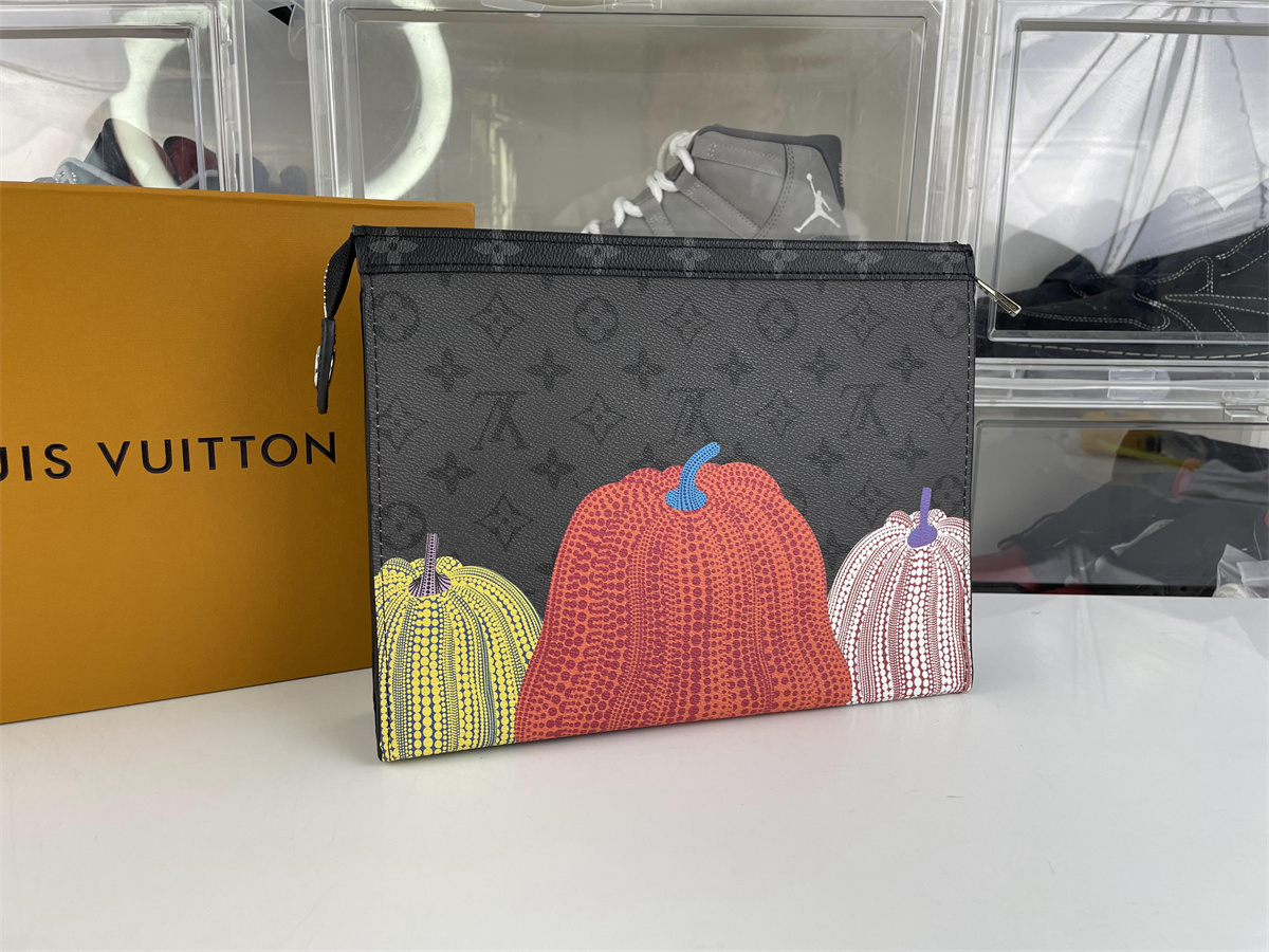 LV Mens Pumpkin Ochette Voyage hand bag ( 27 x 21 x 3cm)