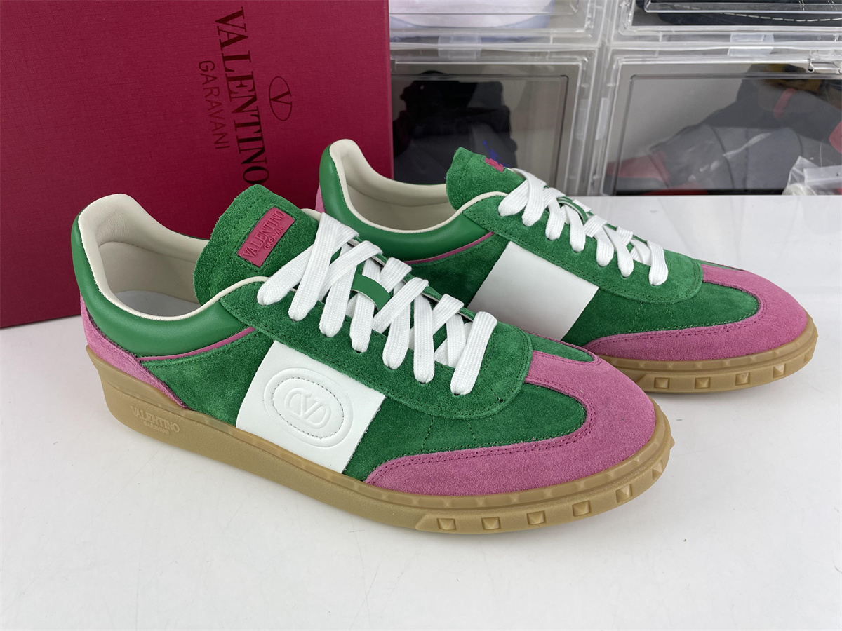 Valentino Green 24 Upvillage Pink unisex sneakers
