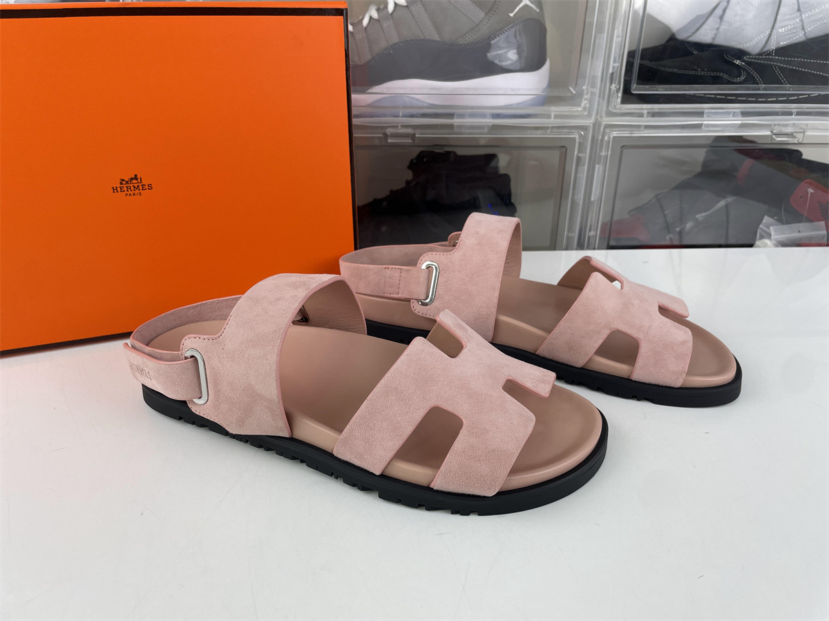Hermes Pink Sandals TAKARA Cashmere