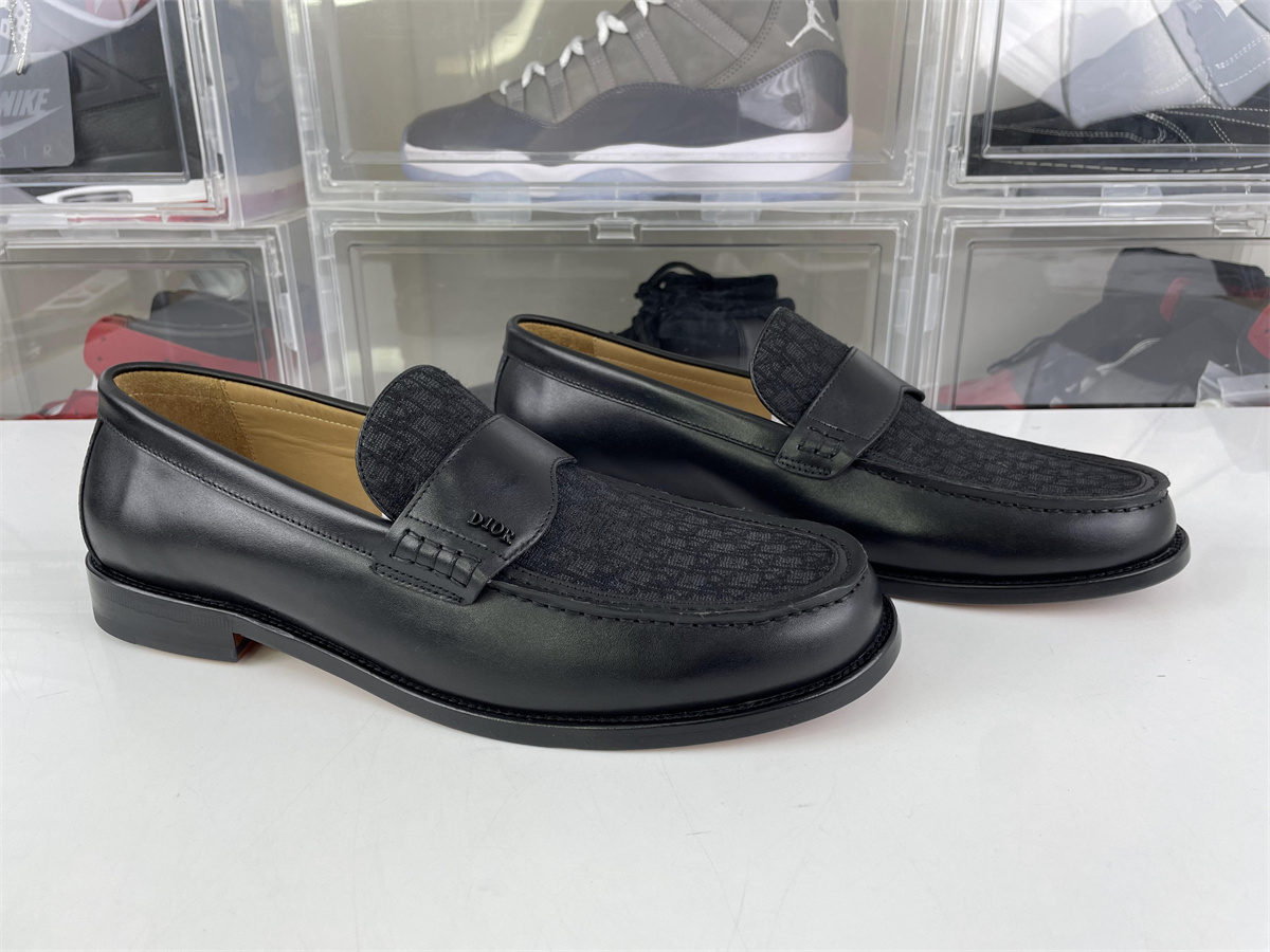DIOR Shawn Stussy Black mens shoes