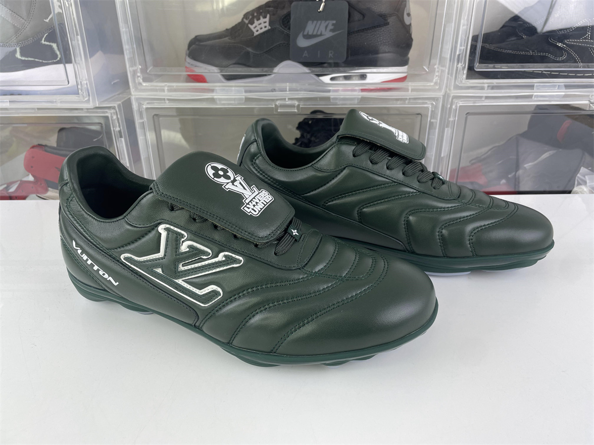 LV FootPrint Soccer sneakers Harrell Williams Dark Green