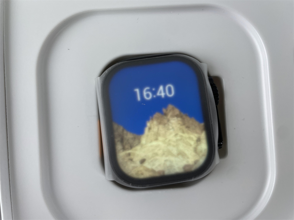 iWatch Ultra 2 Titanium Case Black Ocean Band 49mm