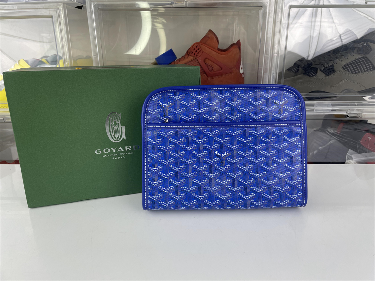 GOYARD Jouvence Blue Toiletry bag , (25 x 18.5 x 6 cm)