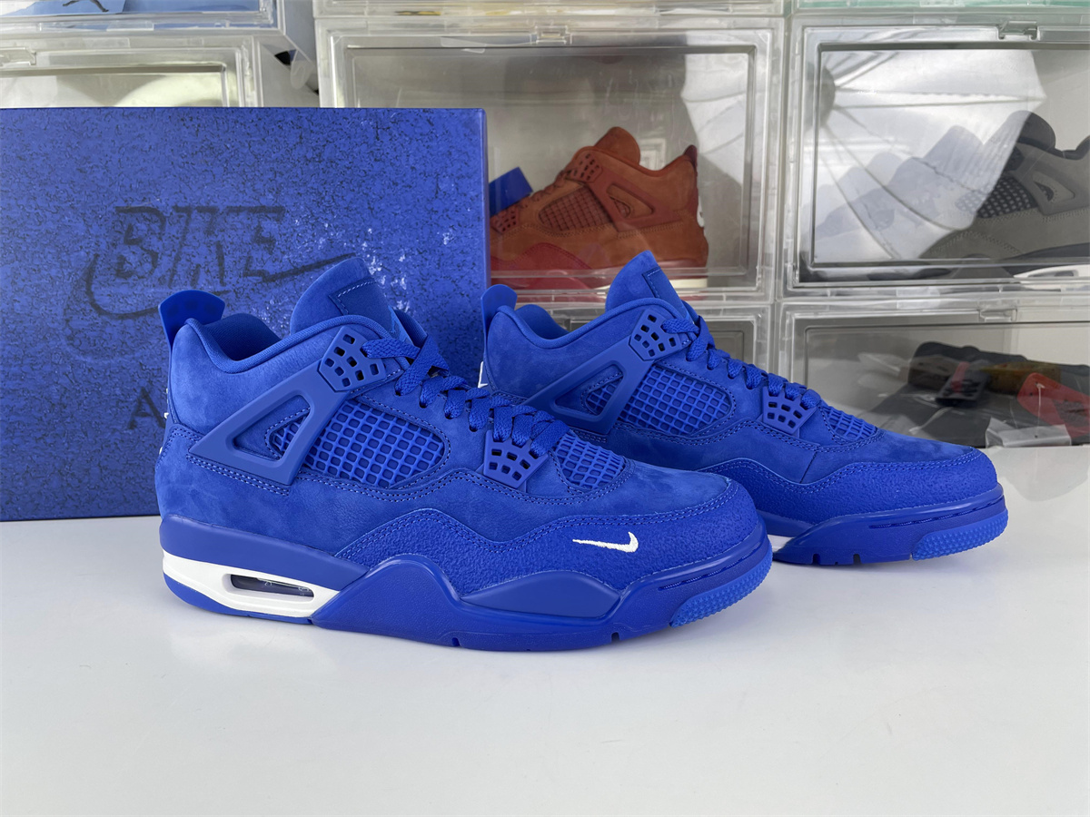 GOAT Level Nigel Sylvester x Air Jordan 4 Blue