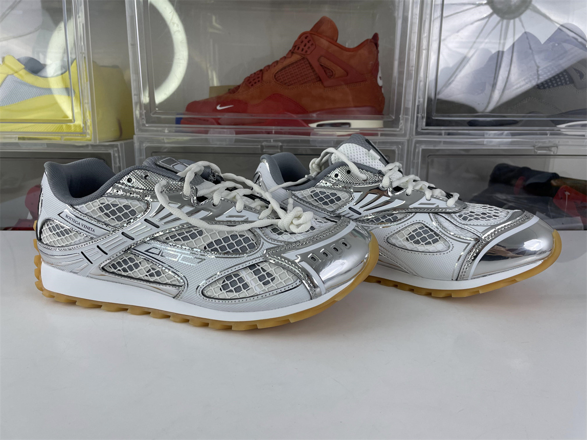 BOTTEGA VENETA ORBIT SNEAKER Fabric Silver