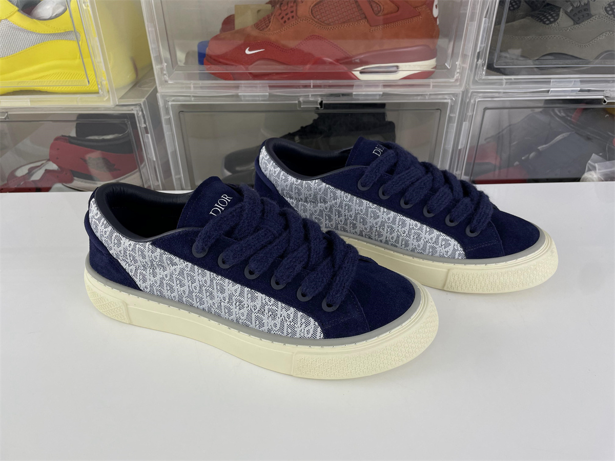 DIOR B33 Tennis Suede shoes 30 Avenue Montaigne