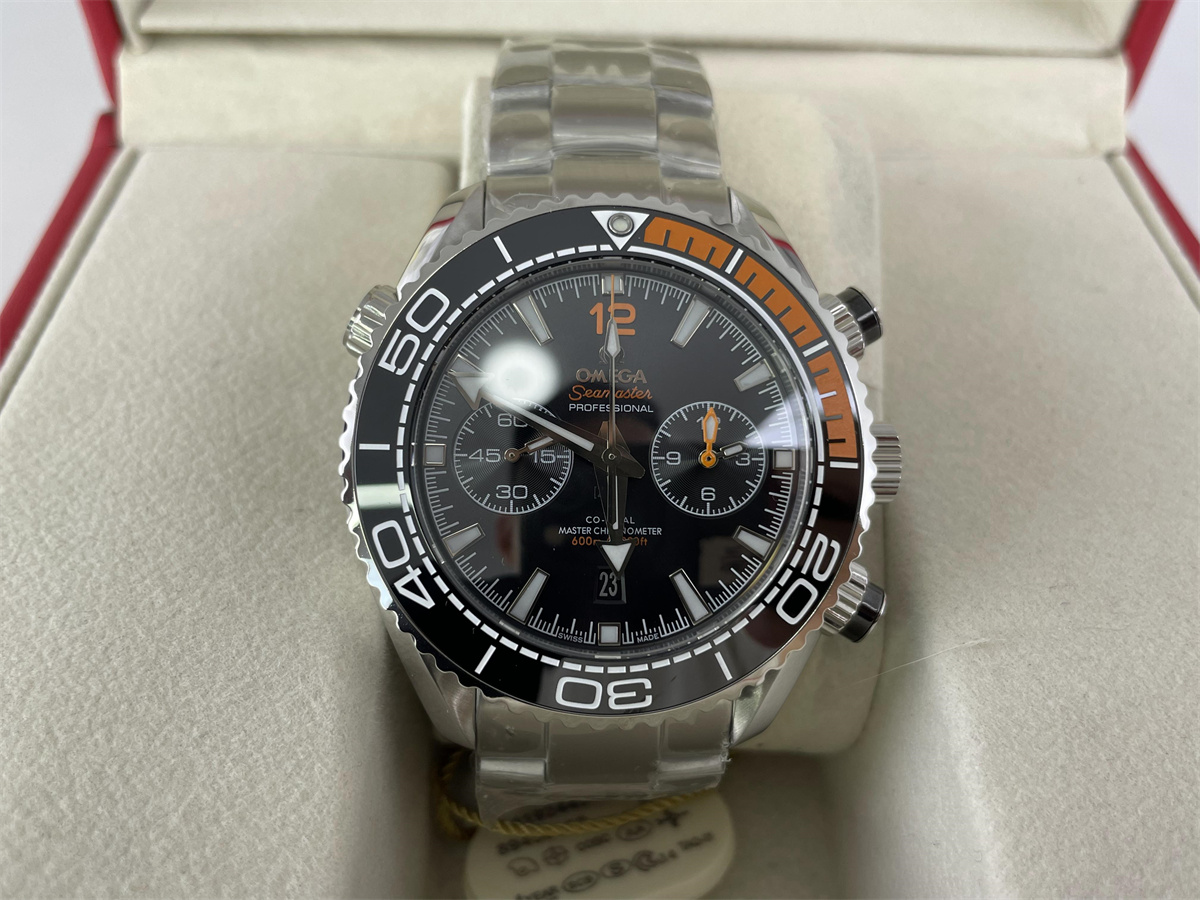 OMEGA SeaMaster Black Orange Watch, 42mm
