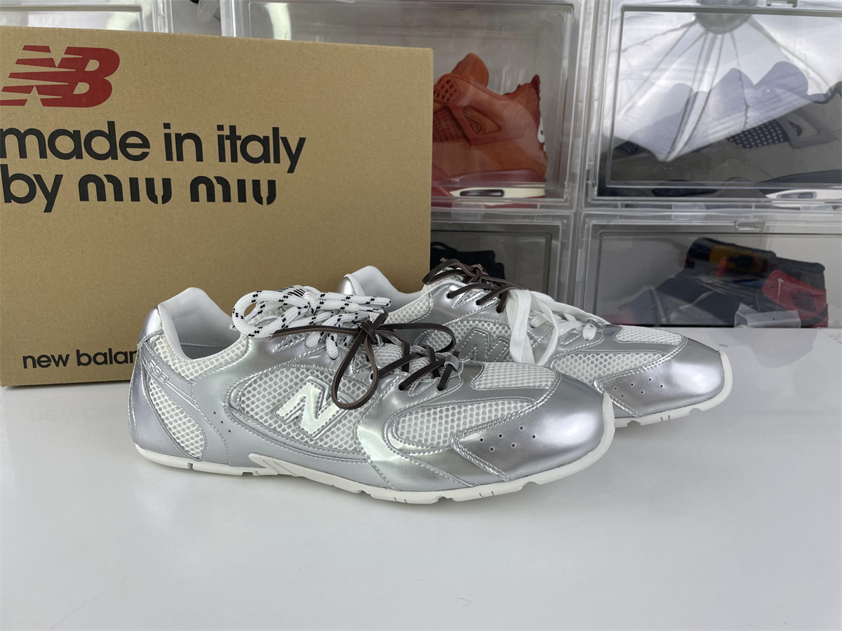 miu miu x New Balance 530 Silver shoes