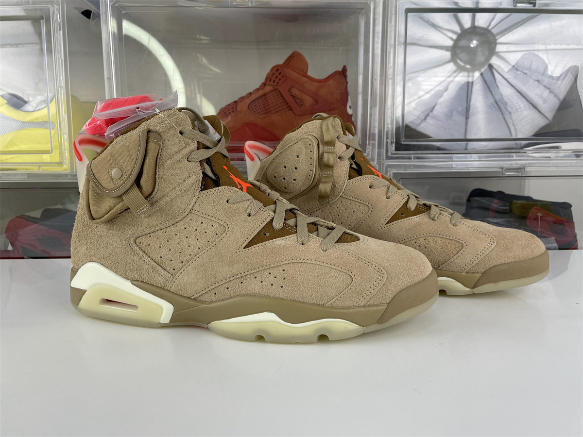 GOAT level AJ6 Travis Scott British Khaki