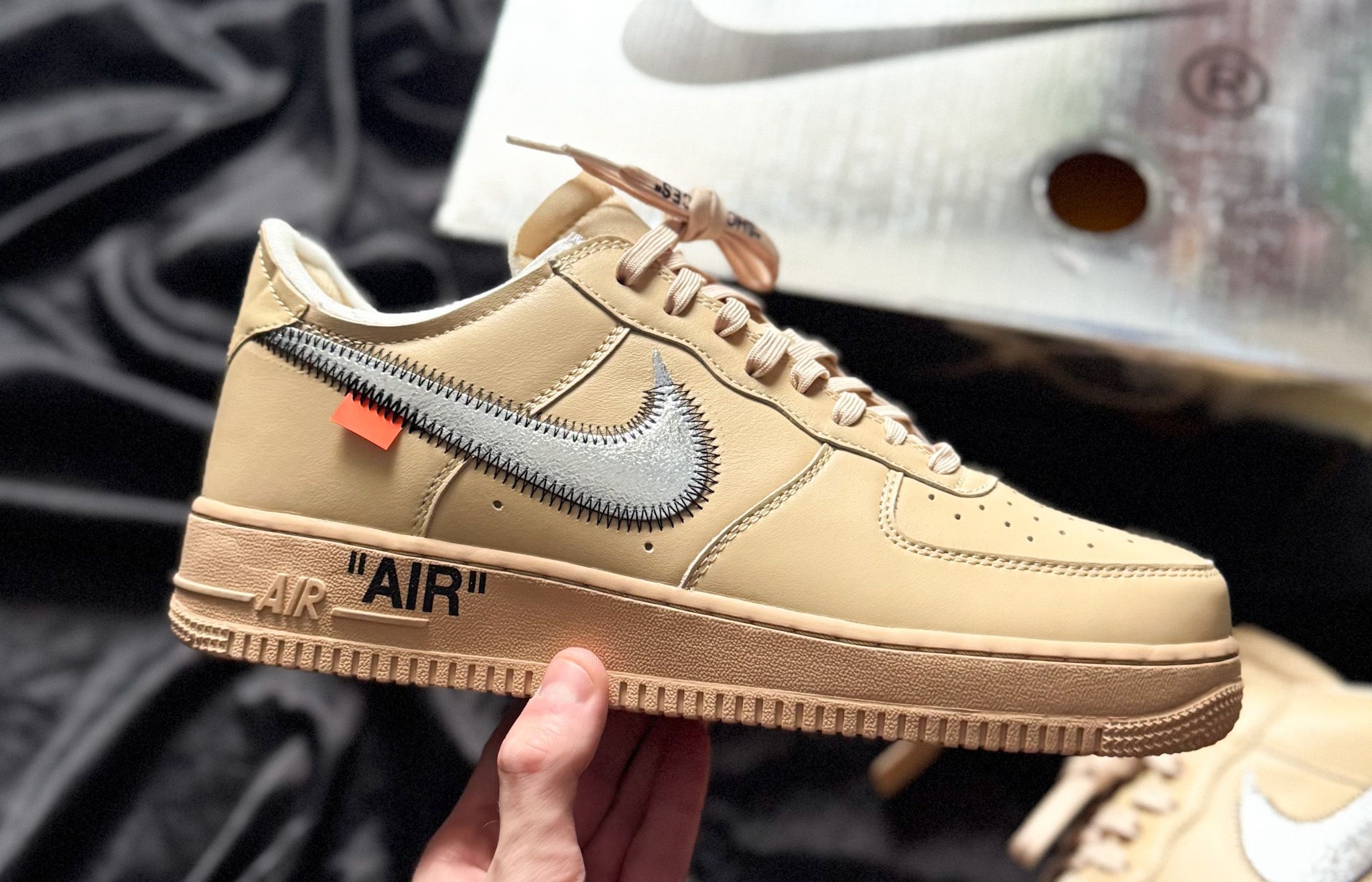 GOAT level Virgil Abloh x Nike Air Force 1 Low “Sesame”